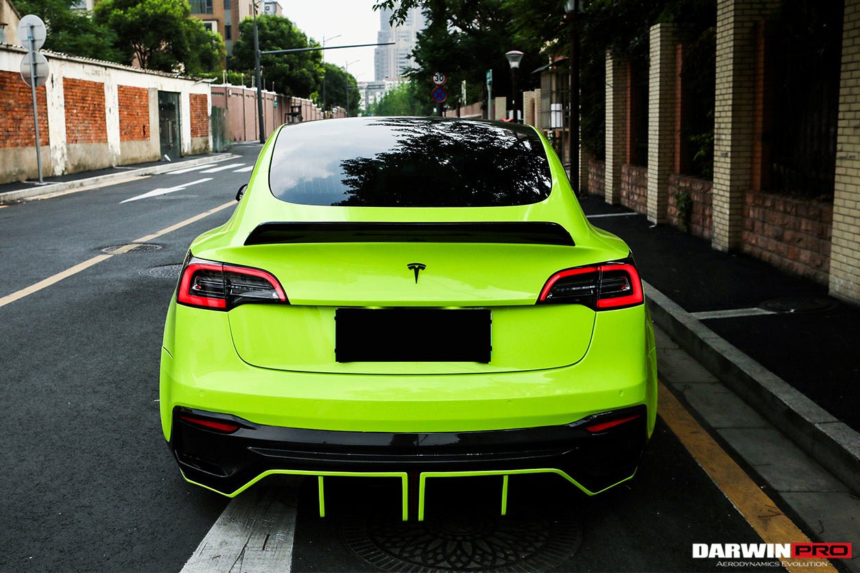 2017 - 2020 Tesla Model 3 IMP Performance Partial Carbon Fiber Rear Bumper